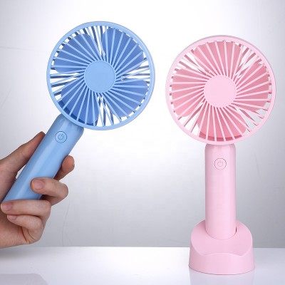 Small Handheld Fan Charging Personal Cooling Fan with 1200mAh USB Rechargeable Battery 2-6  Working Hours Battery Fan