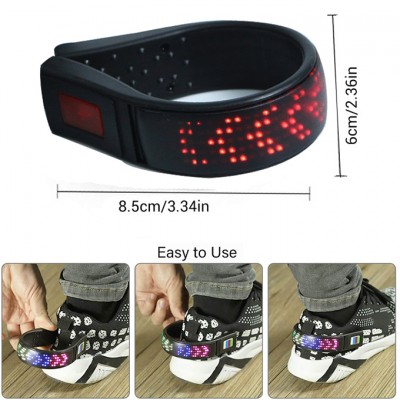 Shoe Light LED, Reflective Safety Running Gear Color Night  USB Charging Strobe Sports Accessories for Joggers Bikers