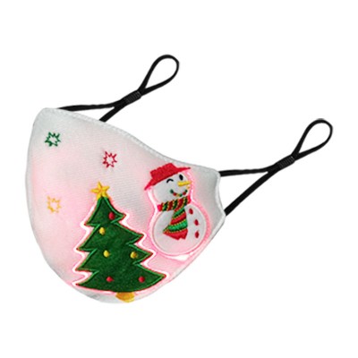 Christmas Mask Party Mask With 7 Luminous Colors